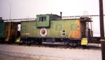 BN CABOOSE IN NP PAINT